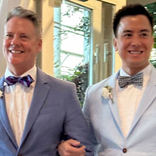 Weddings Under Glass: David and Mike